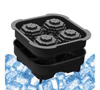 Stampo per ghiaccio a palla, vassoio di ghiaccio 3D, vassoio di ghiaccio in silicone a forma di , stampo di sicurezza facile Design a rilascio facile per salsa di vaniglia al cioccolato gelatina