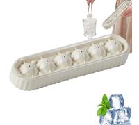 Stampo per ghiaccio a - piccoli vassoi per cubetti di ghiaccio a rotonda | Facoltore di palla di ghiaccio compatto con design a rombi, stampo a dispersione facile da riempire, vassoio per