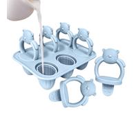 Stampo per ghiaccio ad acqua a forma di orso | Strumento riutilizzabile a sei cavità,Produttore di gelati per dentizione bambino,per yogurt, schiuma, latte materno, purea di frutta, formaggio