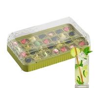 Stampo per ghiaccio | Contenitore di grande capacità a prova di perdite | Stampo per ghiaccio con coperchio per congelatore, per Whisky Cocktail Camper Camping Casa Ristorante Picnic Spiaggia e