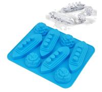 Stampo per ghiaccio creativo a forma di modello di nave, per uso domestico, congelatore rapido