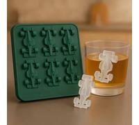 Stampo per Ghiaccio F1, Stampo Ghiaccio Auto da Corsa Formula, 6 Scomparti in Silicone per Freezer, Forma Auto da Gara, Strumento Fai-da-te per Bevande Estive Ghiacciate (green)