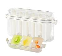 Stampo per ghiaccio fatto in casa, stampo per 6 cavità, riutilizzabile per la fabbricazione di eschimesi fatti in casa, accessorio di fabbricazione facile da sformare per frutta yogurt gelatina