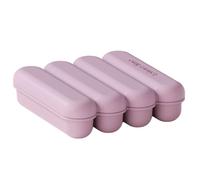 Stampo per ghiaccio flessibile in silicone Forma rettangolare lunga rimozione uniforme Perfetto per bevande miste e bevande refrigerate Vassoio per ghiaccio capacità
