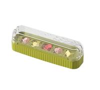 Stampo per ghiaccio | Gadget da cucina impilabile | Vassoio per ghiaccio congelatore con coperchio, per whisky, cocktail, camper, campeggio, viaggi, casa, ristorante, picnic sulla spiaggia