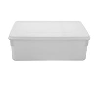 Stampo per Ghiaccio Grande 7,5 in Plastica Riutilizzabile | Vasca Bagno Freddo e Congelatore, Blocchi Grandi, Bianco, Uso Cucina, Atleti e Terapia Fredda