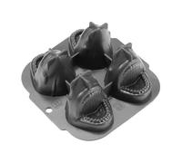 Stampo Per Ghiaccio In Silicone A Forma Di Squalo - Strumento 3D Per Bevande Ghiacciate A 4 Cavità - Produttore Di Ghiaccio Domestico,Per Bevande Alla Frutta Vino Succo Cocktail Whisky Caffè Famiglia