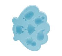 Stampo per ghiaccio in silicone con forme animali Rilascio facile per bevande e feste Blocco congelamento del mare Macchina per creature marine fusa Cuboidi Vassoio per pesci Vassoio rilascio