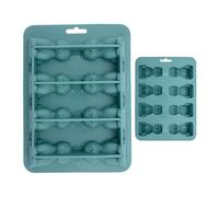 Stampo per ghiaccio in silicone,Figura di gatto per ghiaccio - Secchiello in silicone a rilascio rapido con 8 cavità per caffè, whisky, cocktail e bevande