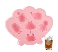 Stampo per Ghiaccio in Silicone - Per Alimenti Antiaderente Riutilizzabili,Stampo Silicone Divertente per Ghiaccio,Per Bevande, Whiskey, Cocktail, Bourbon, Caffè, Dessert, Festa, Estate