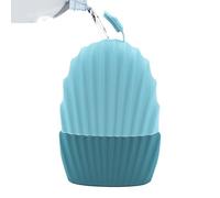 Stampo per ghiaccio in silicone per la bellezza del viso, Stampo per cubetti di ghiaccio in silicone per il viso - Supporto per cubo per massaggiatore per occhi a forma di conchiglia - De-Puff Borse p