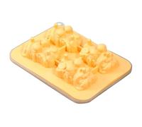 Stampo per ghiaccio in silicone - Stampo 3D Leone per cubetti di ghiaccio Whisky | 17 x 12,5 cm Rilascio Facile Strumento 4 Griglie Cubi Accessorio Cucina Bevande