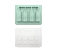 Stampo per Ghiaccio in Silicone | Stampo a Forma di Bottiglia con Coperchio - Vassoi per Congelatore in Silicone con 4 Scomparti,Per Eventi Caldo Casa Bar Frullati Cocktail