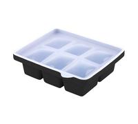 Stampo per Ghiaccio in Silicone,Stampo per Ghiaccio Riutilizzabile con Coperchio 6 Comparti - Accessorio Cucina Sgancio Rapido Per Viaggio Party Campeggio,Ideali Per Escursionismo