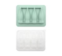 Stampo per ghiaccio integrato, 4 griglie con coperchio, facile da rilasciare, per congelare, gadget da cucina riutilizzabili per cocktail