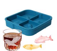Stampo Per Ghiaccio - per Fondant Animali - Forma 4 Cavità Per Cocktail Whisky Gelatina Cioccolato Feste Riunioni Casa Spiaggia Picnic