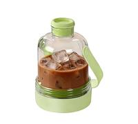 Stampo per Ghiaccio per Freezer | Portatile per Bevande | Stampo per bottiglia d'acqua con cannuccia e maniglia - per casa, cucina, picnic, campeggio, caffè, vino, latte, tè, whisky, cocktail