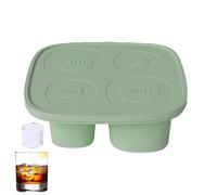 Stampo per ghiaccio per tazze, vassoio per ghiaccio per cilindri - Tray per ghiaccio a rilascio facile | Stampo vuoto a 4 cavità con coperchio, contenitore per tazza 30oz-40oz, gadget da cucina per il