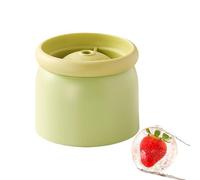 Stampo per ghiaccio rotondo, stampo a riutilizzabile, grande e robusto creatore di cubetti per congelatore a 6 cavità, accessorio per la conservazione degli alimenti, strumento da cucina per suc