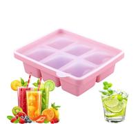 Stampo per ghiaccio - Secchio da 6 scomparti in silicone per - facile rilascio - Accessorio da cucina multiuso per cocktail, Whisky, feste e viaggi