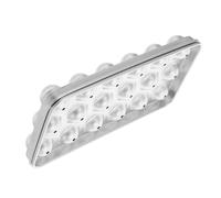 Stampo per Ghiaccio Sferico in Acciaio Inox Argento per Freezer | Uso Versatile per Caffè e Ghiaccio, Rilascio Facile, Formazione Rapida, Forma Rotonda, Casa