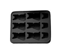 Stampo per ghiaccio, vassoio in silicone, a forma di cane, facile rilascio, vassoio compatto e impilabile, per uso alimentare, decorazione per bevande, per qualsiasi cosa, da caffè freddo e cocktail