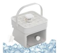Stampo per Ghiaccio | Vassoio per Ghiaccio con Maniglia e Coperchio | Strumento a Pressione Doppio Strato Cucina per Bevande Caffè Tè Whisky Cocktail Attività Estive Campeggio Riunioni