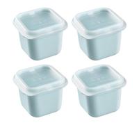 Stampo per ghiaccio Whisky - Stampo per di ghiaccio con coperchio | 4 pezzi in silicone riutilizzabile per congelatore casa campeggio bevande Whisky caffè e cocktail