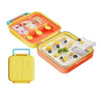 Stampo Per Ghiaccioli, 2 In 1 Stampo Gelatiera Riutilizzabile, Vassoio Sformatore Per Dolci Multifunzionale Feste Con Amici e Spuntini Bambini