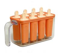 Stampo per Ghiaccioli,8 Stampo in Silicone Riutilizzabile con Pratica Vaschetta per Surgelati - per ghiaccioli per bambini - per cucina, casa, bar, feste, yogurt, succo