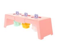 Stampo per Ghiaccioli Cartoni in Silicone PP Riutilizzabile Rosa | Mousse e Gelatina, Leggero e Resistente al Freddo, Design Carino, per Giovani