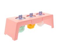 Stampo per Ghiaccioli Fai da Te in Silicone Rosa Coperchio | Succhi e Budini, Forme Simpatiche per Preparazioni Estive e Feste, Materiale Silicone PP