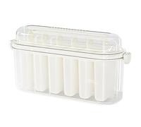 Stampo per ghiaccioli fatti in casa, con 6 cavità, antiaderente, fatto a mano, per gelatine, frutta, yogurt, budino, marmellata