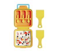 Stampo per ghiaccioli, macchina riutilizzabile 2 in 1 per yogurt fritto, gadget da cucina multifunzionale, strumento per dessert, per riunire amici e attività genitori-figli