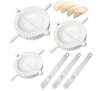 Stampo per Gnocchi, Gnocchi Maker, Dough Stampa Press, 3PCS 10 cm 8 cm 7 cm mit 3 Cucchiaio Ravioli Former Dumpling Maker Stampo per Dumpling Formine per Ravioli Strumenti per Pasticceria
