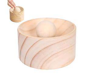 Stampo per gnocchi - Utensile per pressa per impasto, stampo in legno antiaderente per una facile formatura, da cucina manuali con manico liscio, utensili da cucina fai da te per Famili