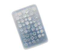 Stampo per goffratura floreale flessibile in resina decorativa per gioielli per decorazioni per unghie e creazione di gioielli in gel UV Accessori per nail art
