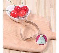 Stampo per Halloween con gonna a forma di cartone animato, in acciaio inox, per caramelle, Halloween, Natale, luce notturna (argento, taglia unica)