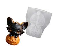 Stampo per Halloween Stagionale Home Decor Maker | Design a forma di zucca di pipistrello, forma di progetto per versare, accento autunnale, forniture per hobby festivi