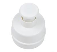 Stampo per hamburger in plastica con leva di ritorno automatico, materiale per uso alimentare garantisce un contatto sicuro con tutti i tipi di polpette (bianco)