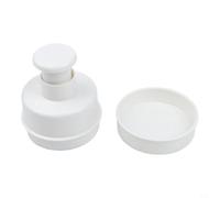 Stampo per hamburger in plastica con leva di ritorno automatico, materiale per uso alimentare garantisce un contatto sicuro con tutti i tipi di polpette (verde)