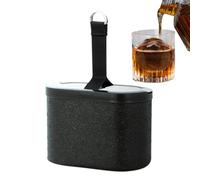 Stampo per hockey su ghiaccio | Produttore di cubetti di ghiaccio da whisky con facile rimozione | Stampo refrigerante durevole per cocktail bevande serali per feste di famiglia, feste e serate