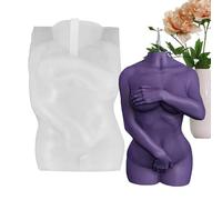 Stampo per il corpo da donna, kit per colata del corpo, materiale alginato sicuro, finitura facile da miscelare, finitura ad alto dettaglio, semplice processo di versamento con cura rapida per