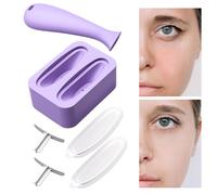 Stampo per il ghiaccio - 2.91x5.59x2.66x1.57x1.45 pollici Stampatore di ghiaccio per donne e uomini di routine quotidiana, silicone con massaggiatore di raffreddamento riutilizzabile, rullo facciale p