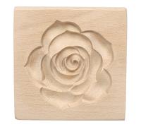 Stampo per in Legno 10x10cm con Rosa