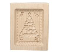 Stampo per in Legno 3.94"x3.15" Forma Quadrata Albero Natale