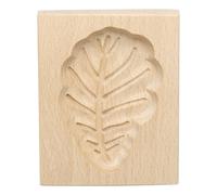 Stampo per in Legno 9x8cm con a Foglia