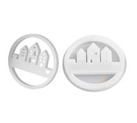 Stampo per la casa in silicone, stampo per la casa in resina | Casa in stampo per colata ad anello | Stampi per stampaggio in resina per la casa, stampi per la produzione di ornamenti in resina