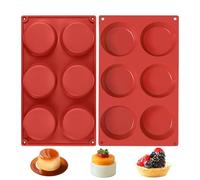 Stampo Per La Parte Superiore Dei Muffin In Silicone - 2 Pezzi Utensile Da Cucina In Silicone - Per La Copertura Al Cioccolato | Per Cucina Domestica Cottura Dolci Caramelle Brownie Budino Biscotti Mu