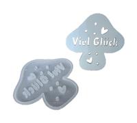 Stampo per lampada notturna a forma di fungo, strumento in silicone resistente per decorazioni fai da te, illuminazione della cameretta dei bambini, progetti artistici in gesso fatti a mano, stampi